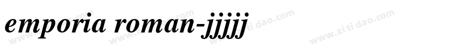 emporia roman字体转换
